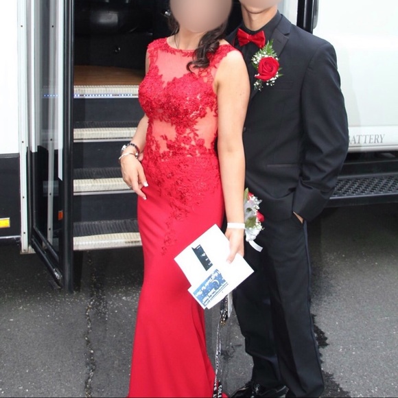 Jovani Dresses & Skirts - Red Jovani Prom Dress Jovani Dresses & Skirts - Red Jovani Prom Dress